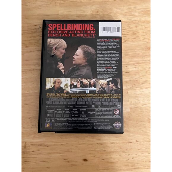 Notes On A Scandal 2006 DVD Judi Dench Cate Blanchett Bill Nighy Drama Pre-Owned - Picture 2 of 4
